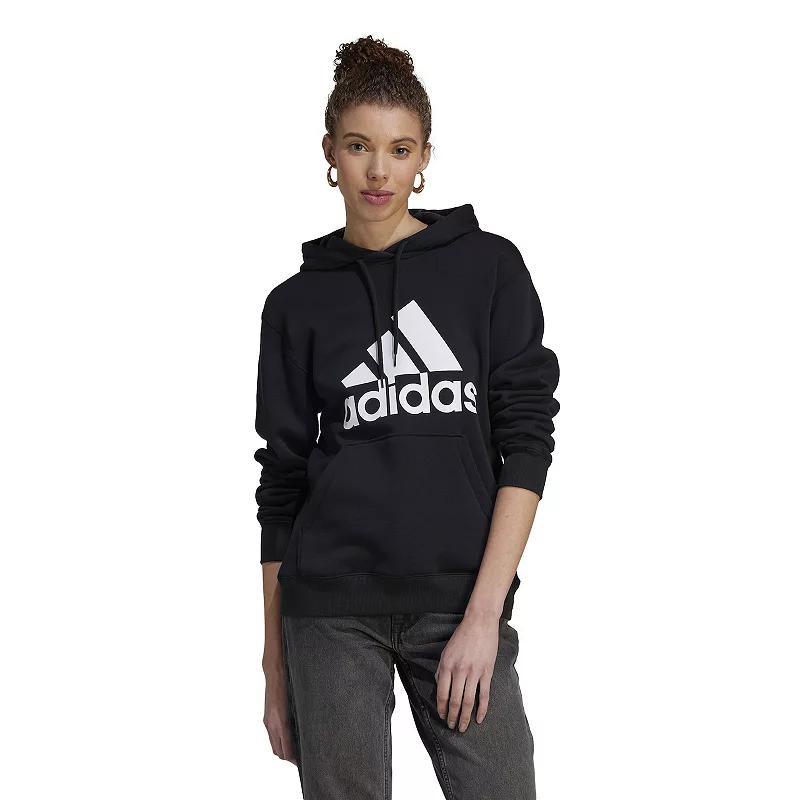 Womens adidas Essentials Big Logo Fleece Hoodie Product Image