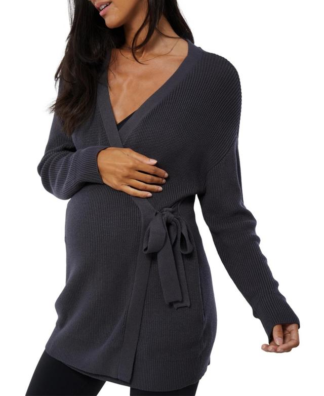 Womens Maternity Wrap Nursing Cardigan Product Image