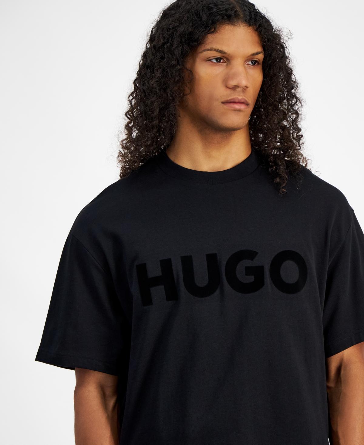 Hugo Boss Mens Oversized Fit Short Sleeve Crewneck Logo T-Shirt Product Image