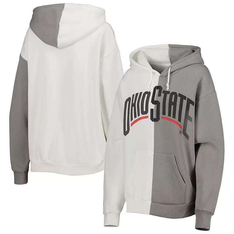 Womens Gameday Couture Gray Ohio State Buckeyes Split Pullover Hoodie Product Image