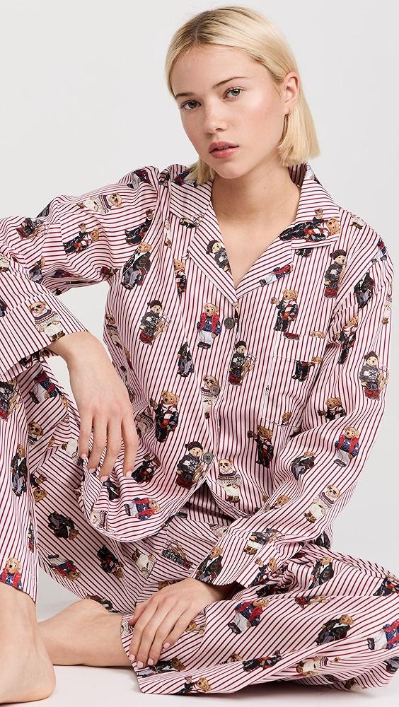 Polo Ralph Lauren Polo Bear Motif Pajama Set | Shopbop Product Image