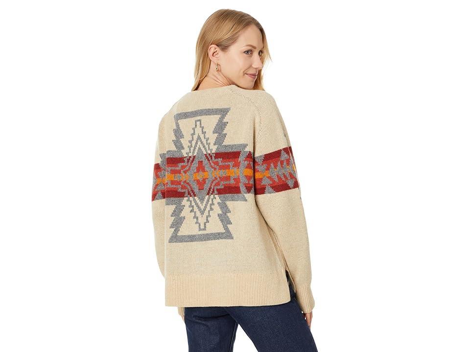 Pendleton Oversized Graphic Cardigan (Vintage Multi) Women's Sweater Product Image