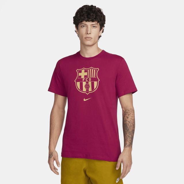 Men's Nike FC Barcelona Crest Soccer T-Shirt Product Image