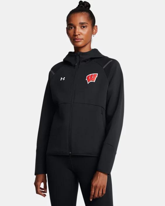 Womens UA Unstoppable Fleece Collegiate Jacket Product Image