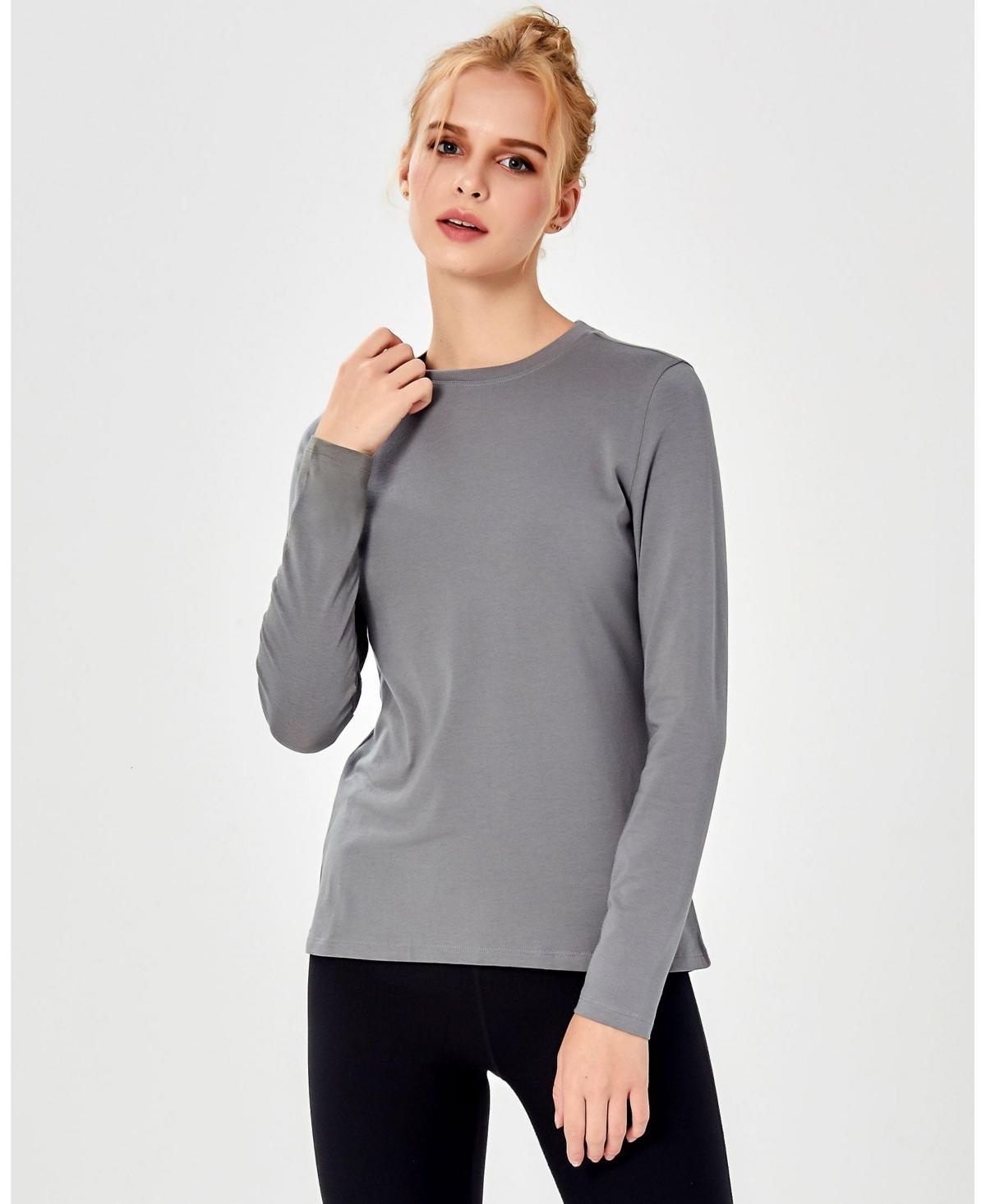 Rebody Active Womens Pima Going Long Sleeve Tee for Women product image