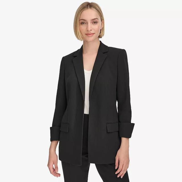 Womens Andrew Marc Roll Cuff Open Front Blazer Product Image