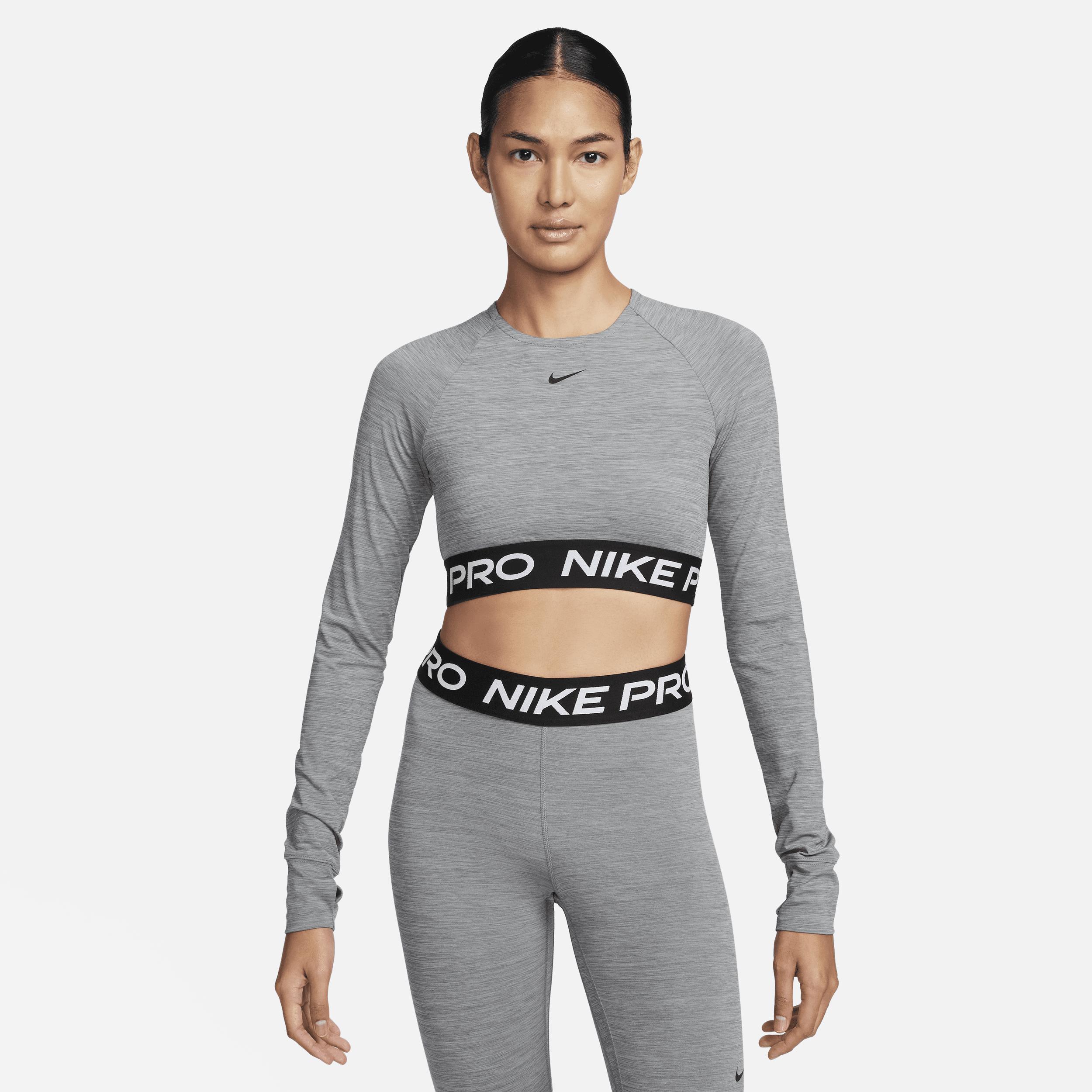 Women's Nike Pro Dri-FIT Cropped Long-Sleeve Top Product Image