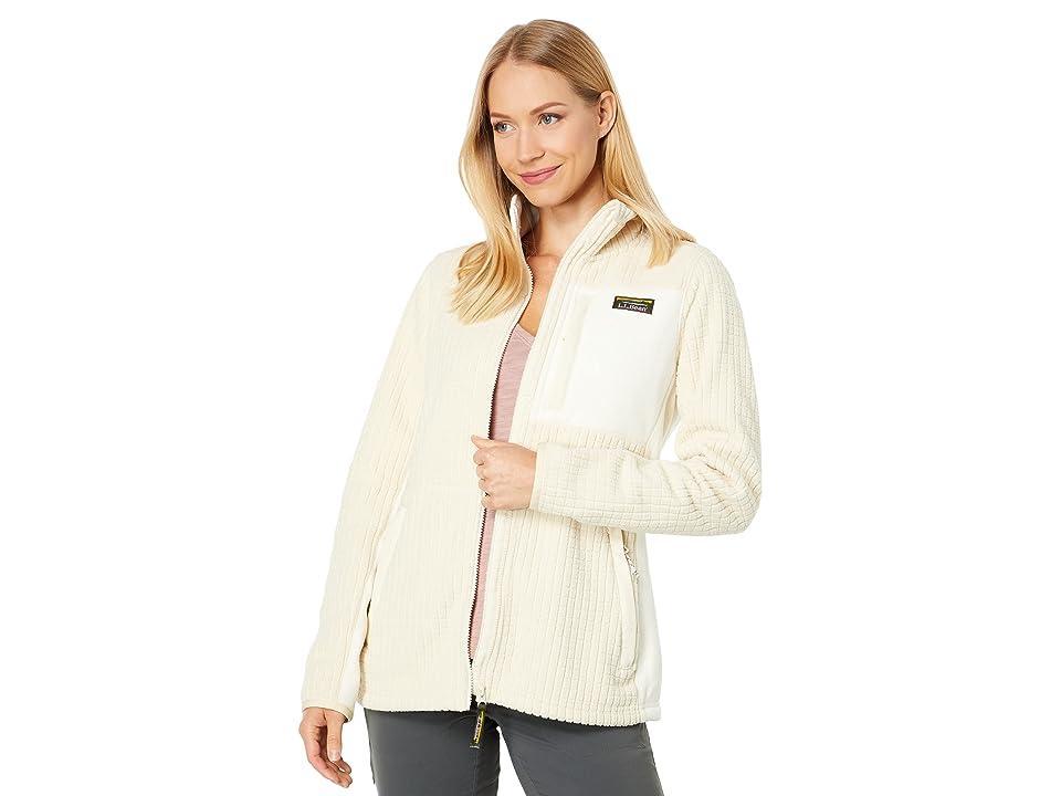 L.L.Bean Mountain Classic Windproof Fleece Jacket (Natural/Bone) Women's Clothing Product Image