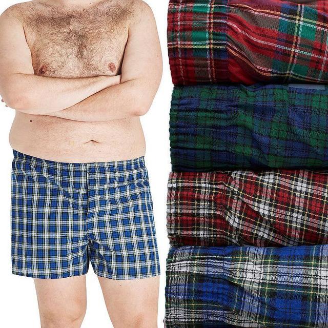 Big & Tall Hanes Ultimate Cool Comfort 4-Pack Boxers, Mens Product Image