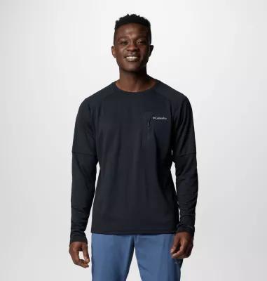 Columbia Mens Columbia Tech Knit Long Sleeve Crew- Product Image