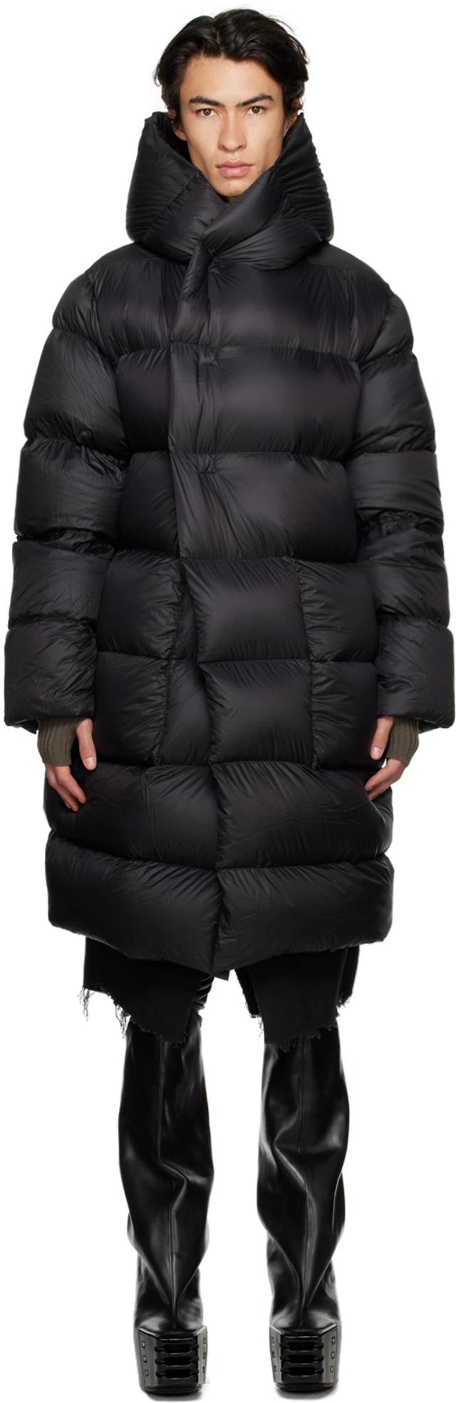 Quilted Down Jacket In Black Product Image