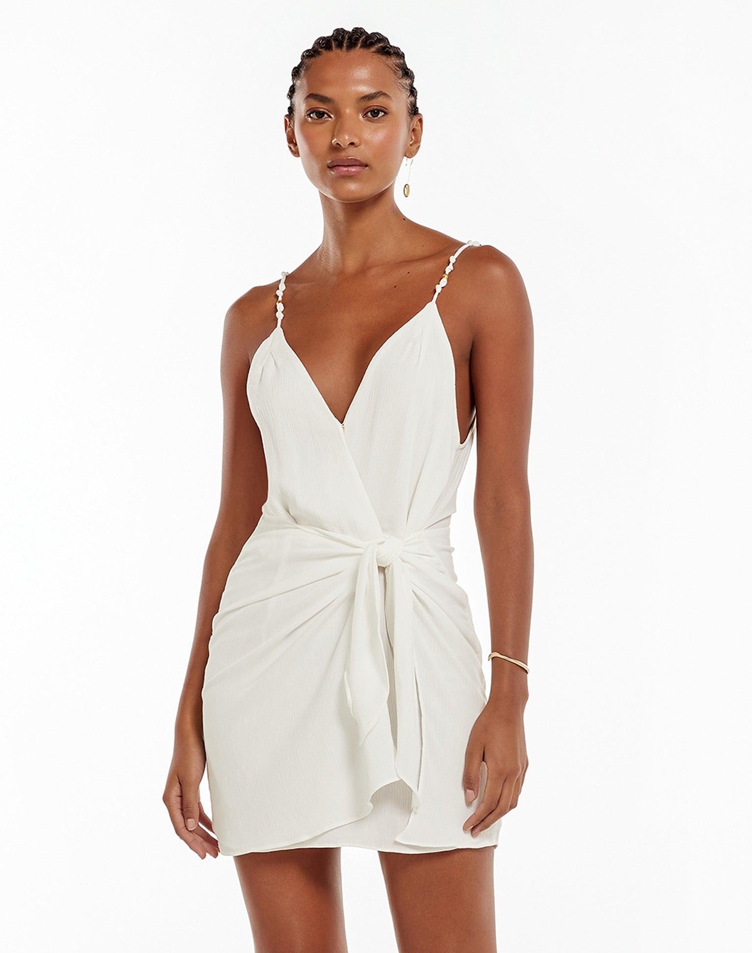 Gisa Short Dress - Off White Product Image