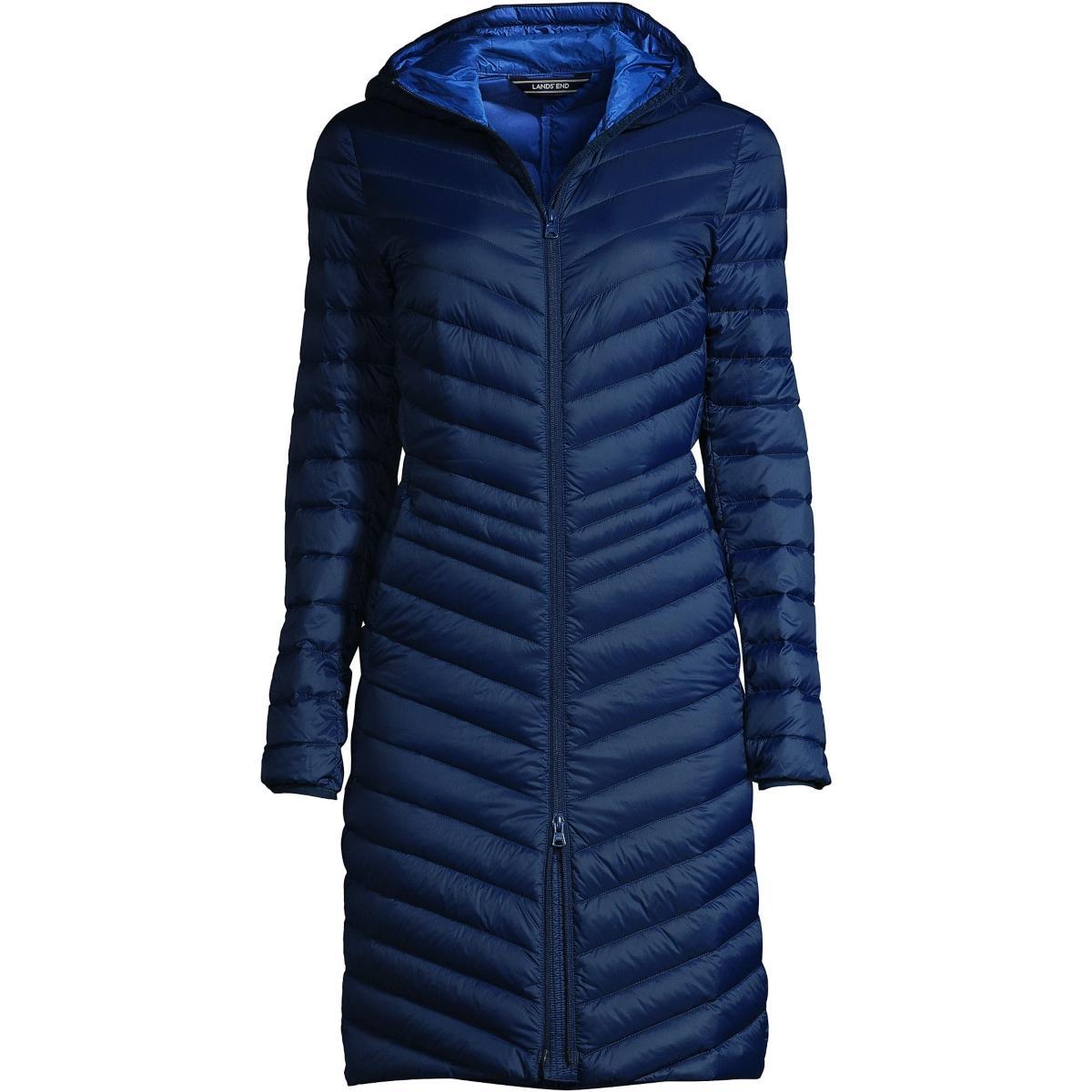 Lands End Womens Tall Ultralight Packable Down Coat Product Image