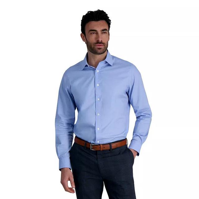 Mens Haggar Premium Comfort Classic Fit Wrinkle Resistant Dress Shirt Product Image