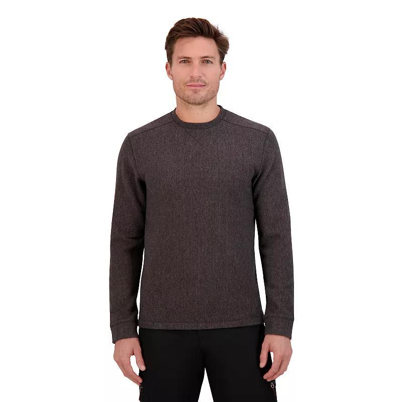 Mens ZeroXposur Brushed Crewneck Pullover Sweater Blue Product Image