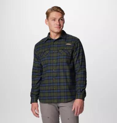 Columbia Men's PHG Roughtail Stretch Flannel Long Sleeve Shirt- Product Image