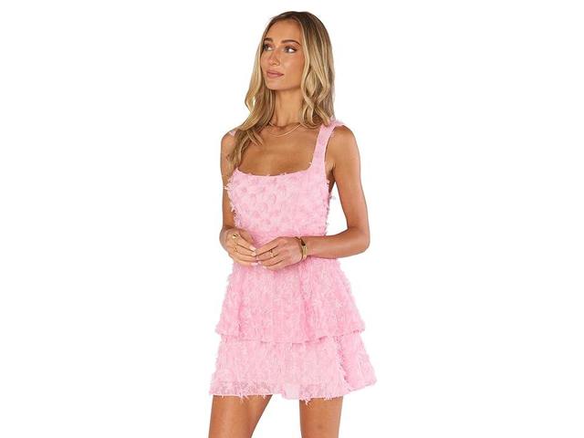 Show Me Your Mumu Meg Mini Dress in Pink. Product Image