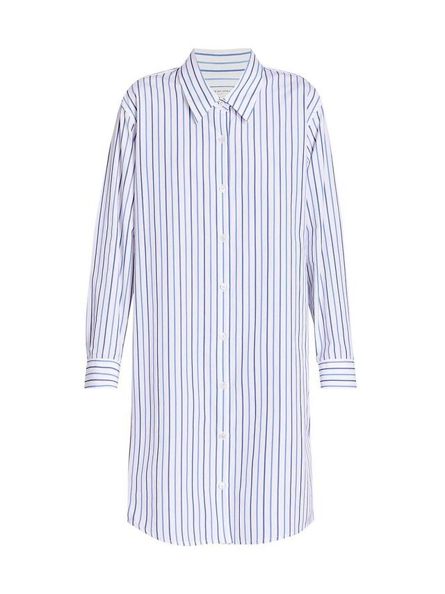 Womens Dilana Striped Cotton Shirtdress Product Image