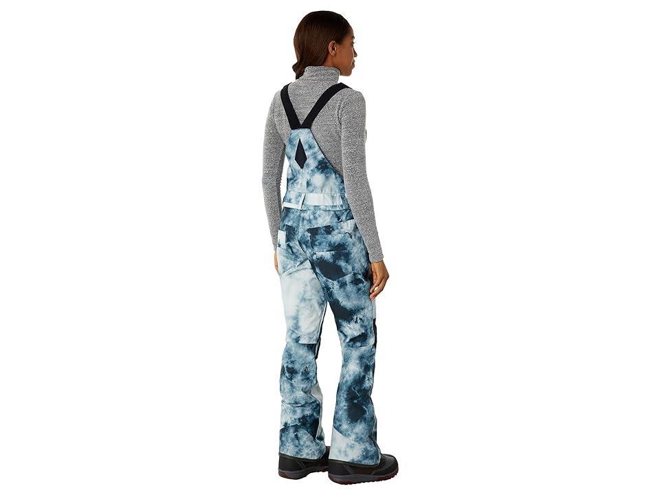 Volcom Snow Swift Bib Overalls (Storm Tie-Dye) Women's Overalls One Piece Product Image