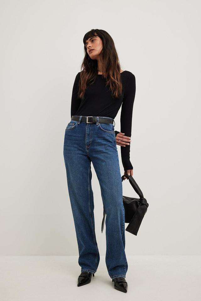 Straight High Waist Jeans Product Image