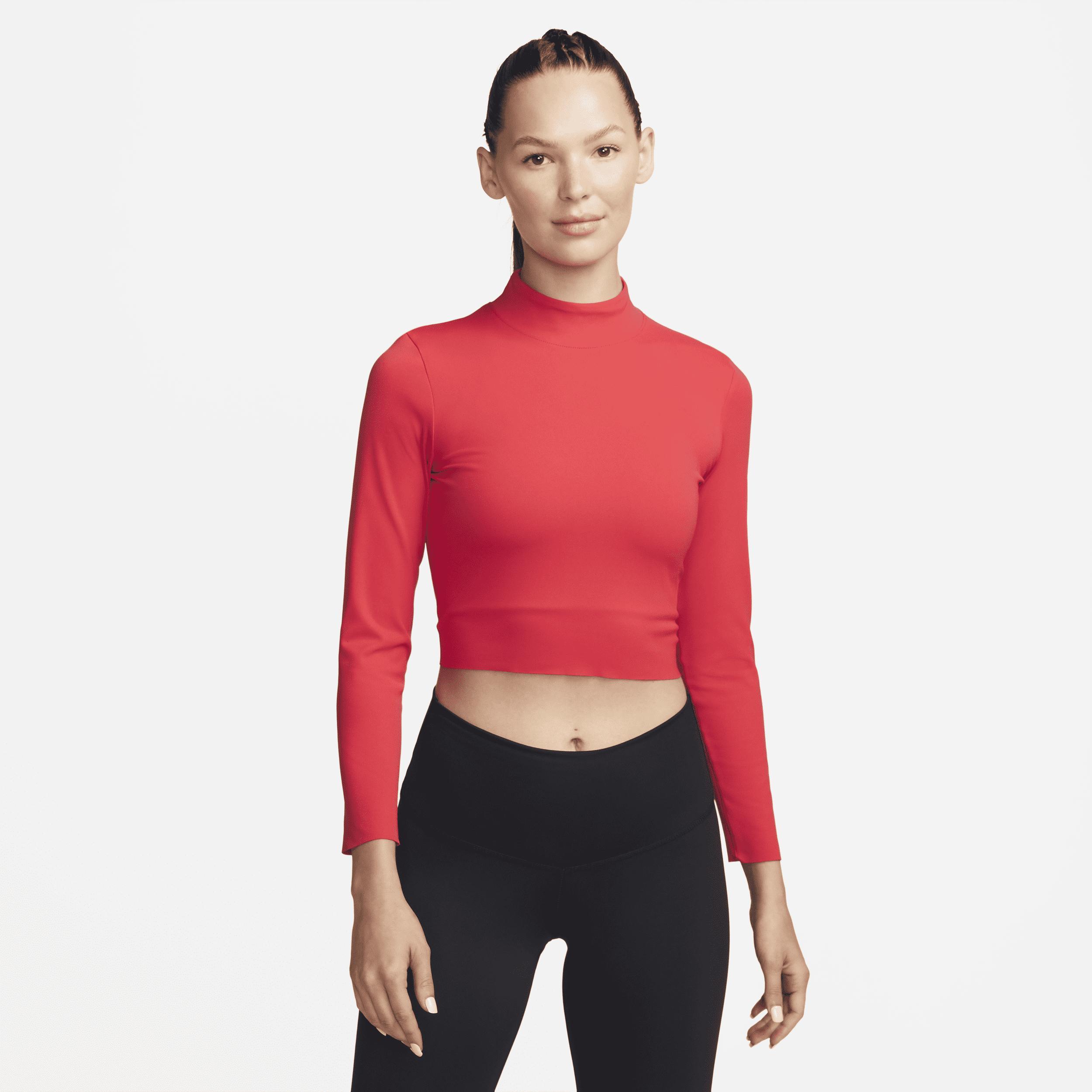 Womens Nike Yoga Dri-FIT Luxe Long Sleeve Crop Top Product Image