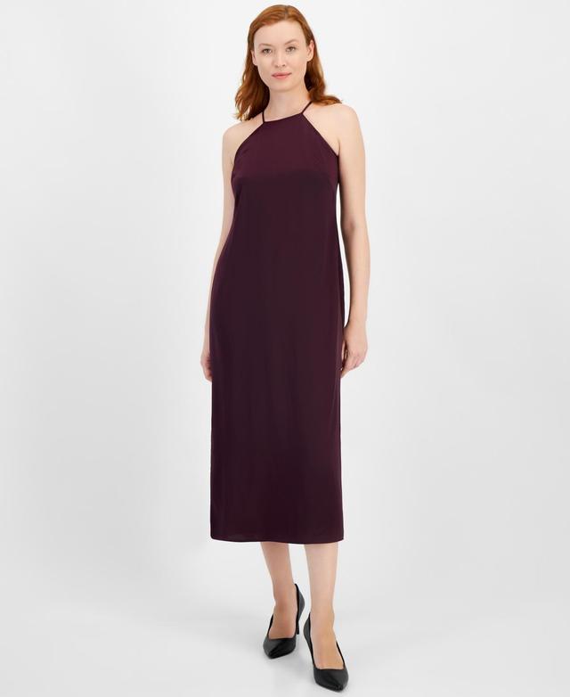 Anne Klein Womens Halter Slip Dress Product Image