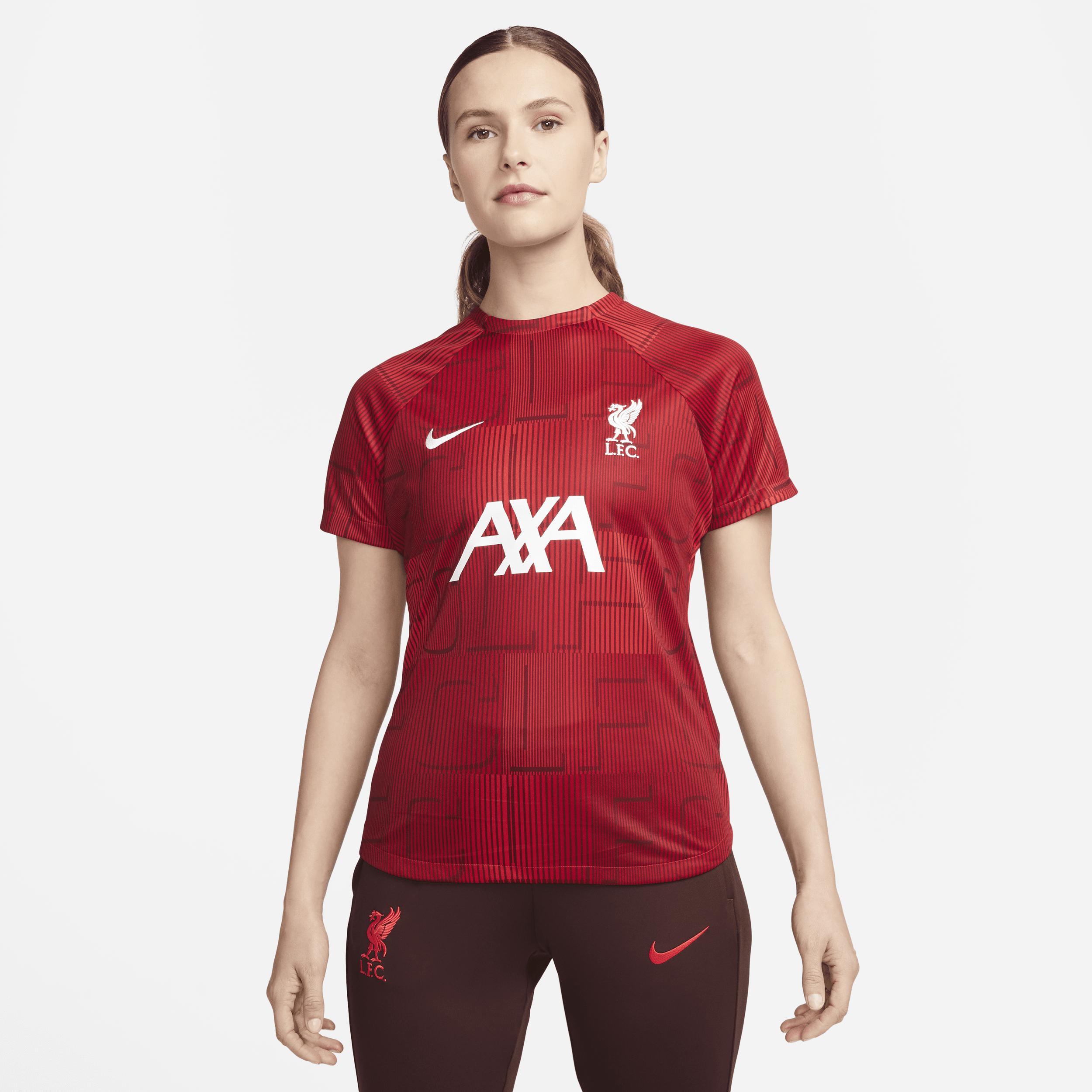 Womens Nike Red Liverpool 2023 Pre-Match Top Product Image