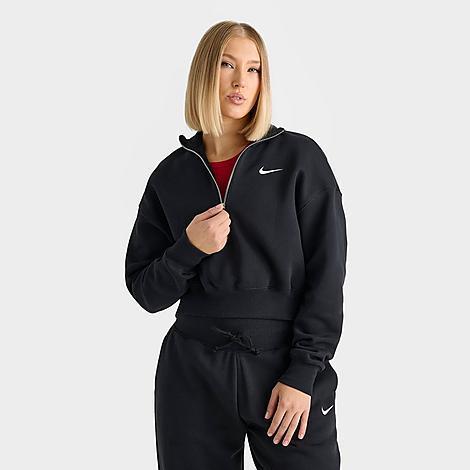 Women's Nike Sportswear Phoenix Fleece 1/2-Zip Cropped Sweatshirt Product Image