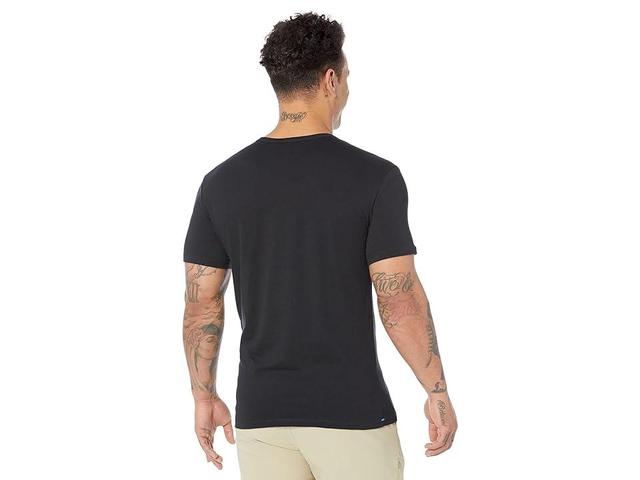 Columbia 100% Pure Cotton Crew Neck Tee Classic Fit Solid 3-Pack (Black) Men's Clothing Product Image