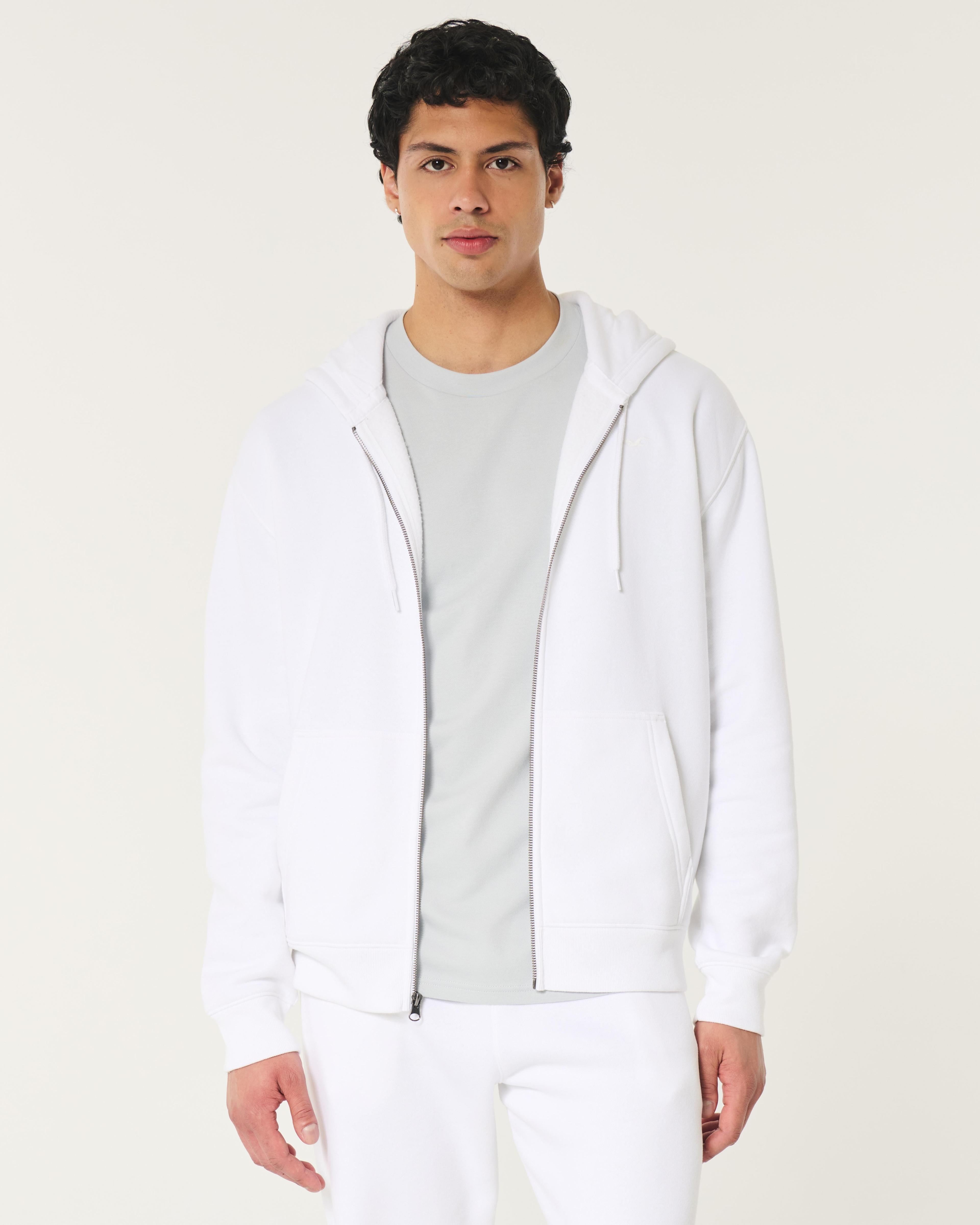 Relaxed Zip-Up Icon Hoodie Product Image