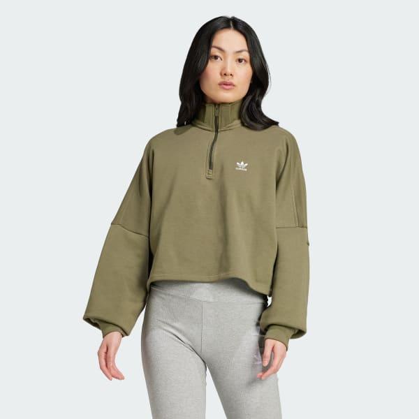 Essentials 1/2 Zip Fleece Sweatshirt Product Image