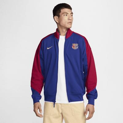 FC Barcelona Academy Pro Home Men's Nike Dri-FIT Soccer Anthem Jacket Product Image