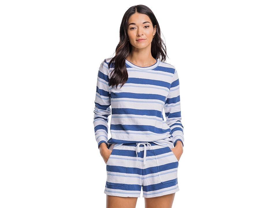 barefoot dreams CozyChic Lite Rib Trim Pullover Product Image