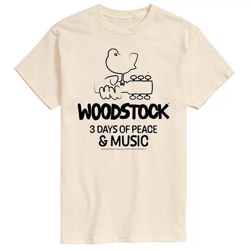 Mens Woodstock 3 Days Of Peace And Music Graphic Tee Product Image