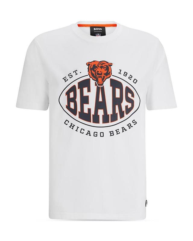 Boss Nfl Chicago Bears Cotton Blend Graphic Tee Product Image