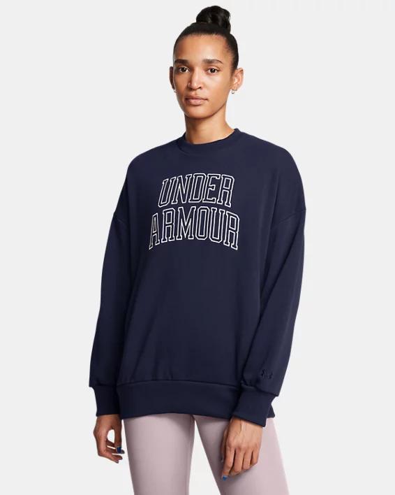 Women's UA Icon Heavyweight Terry Oversized Crew Product Image