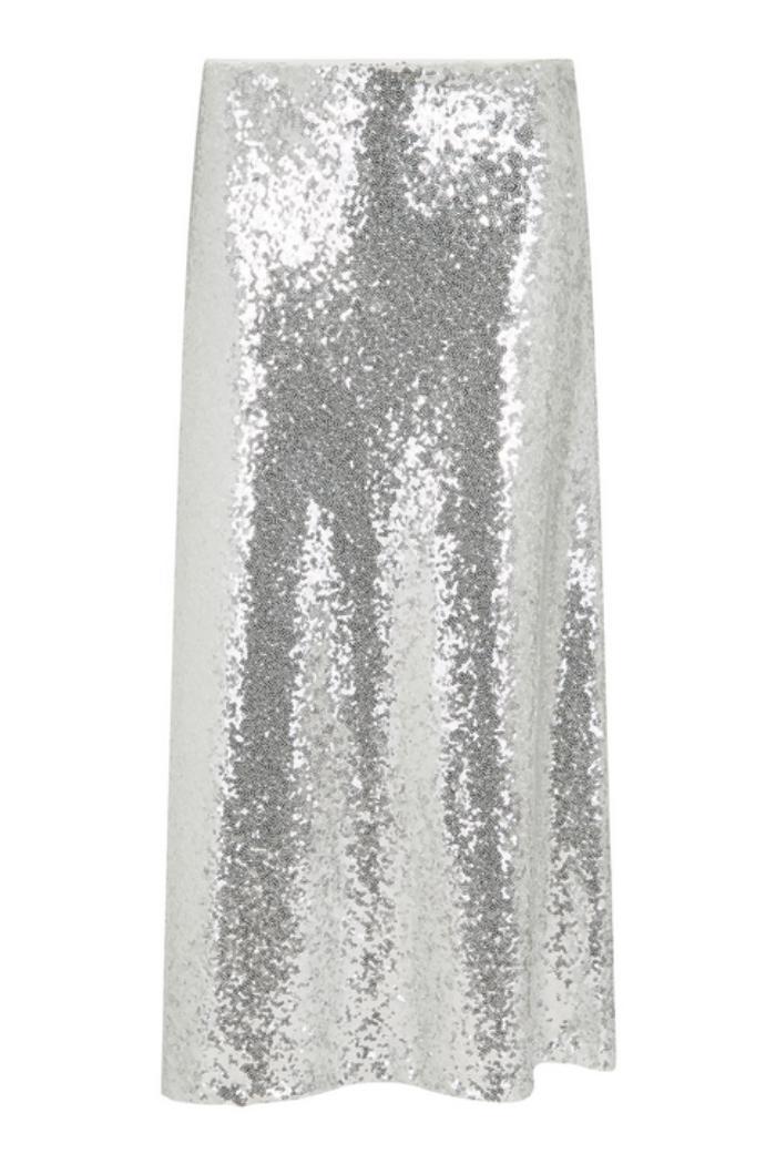 Sequin Bias Cut Midaxi Skirt Product Image