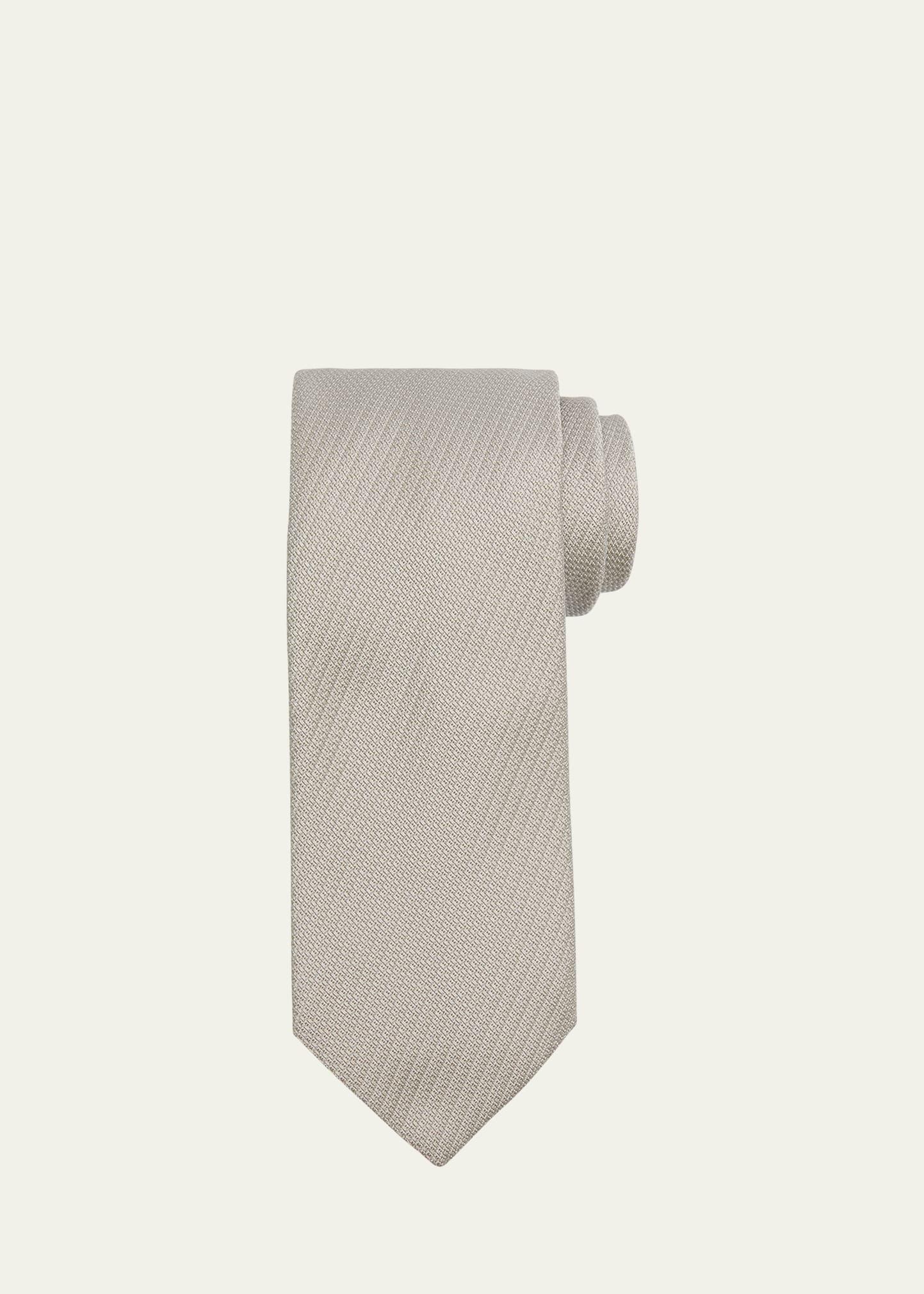 Mens Textured Silk Tie Product Image