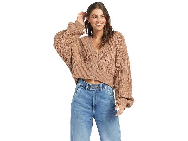 Roxy Sundaze Sweater (Warm Taupe) Women's Clothing Product Image