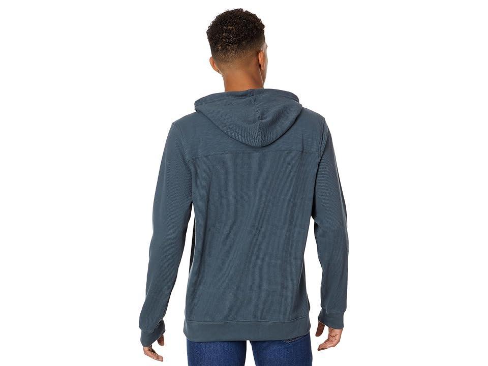 Hurley Felton Thermal Pullover Hoodie (Iron Ore) Men's Clothing Product Image