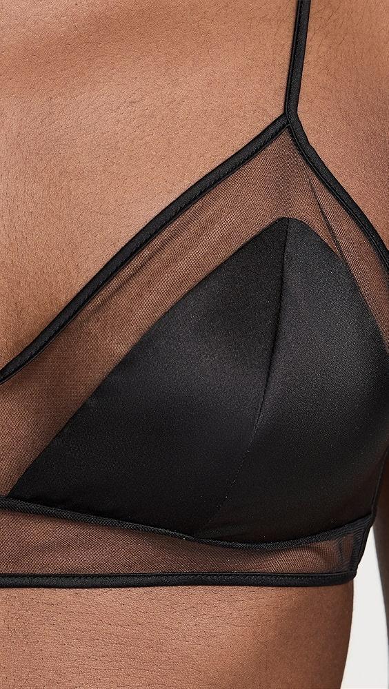 Kiki De Montparnasse Peep Show Long Line Bra | Shopbop Product Image