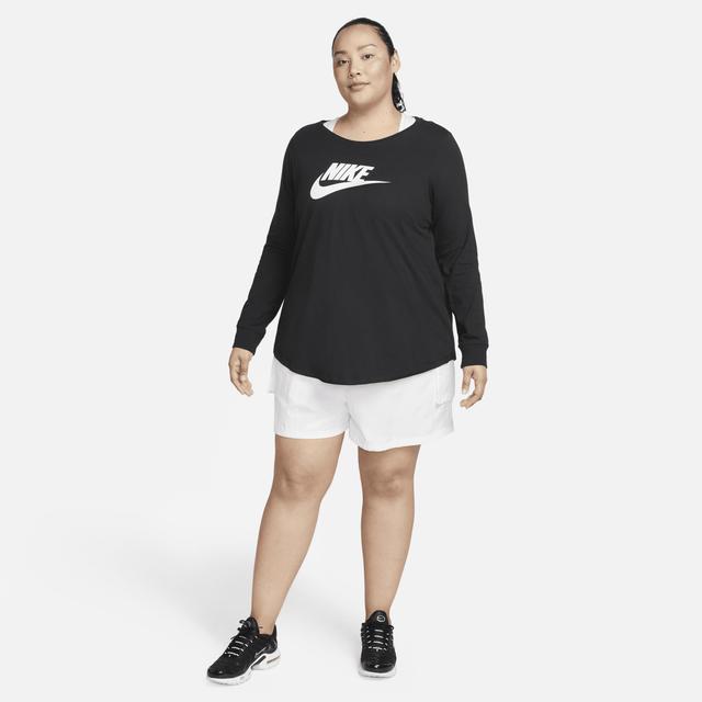 Women's Nike Sportswear Club Long-Sleeve T-Shirt (Plus Size) Product Image