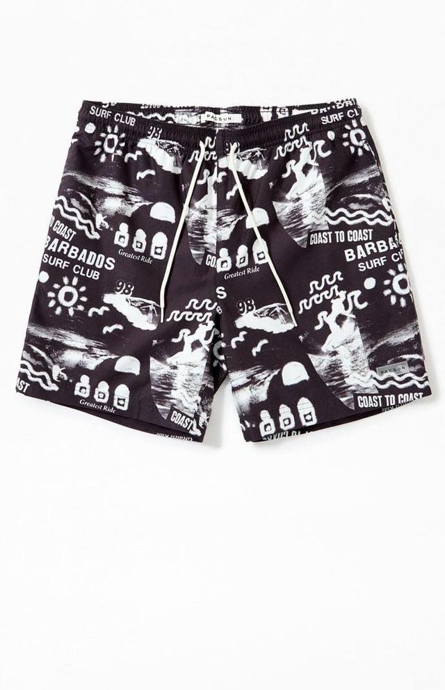 Men's Surf Club Print 6.5" Swim Trunks Product Image