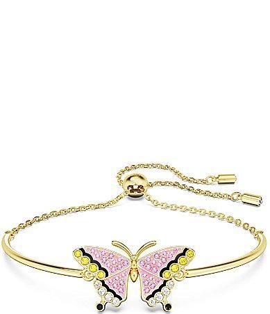 Swarovski Idyllia Crystal Butterfly Bolo Bracelet Product Image