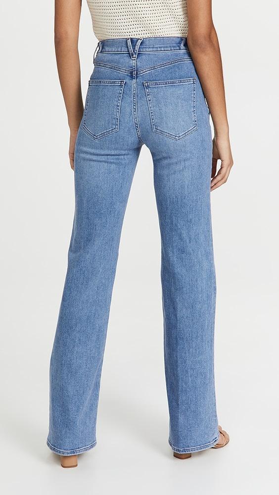 Veronica Beard Jean Crosbie Wide Leg Jeans | Shopbop Product Image