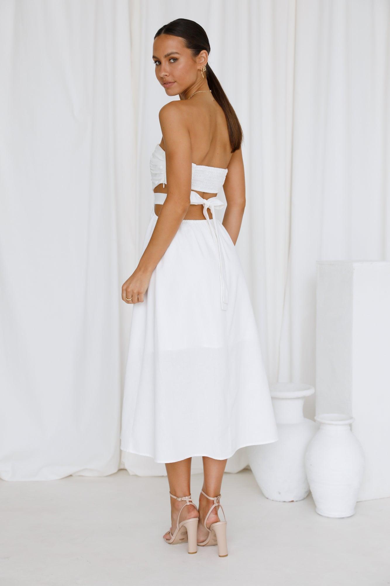 Sublime Lover Maxi Dress White Product Image