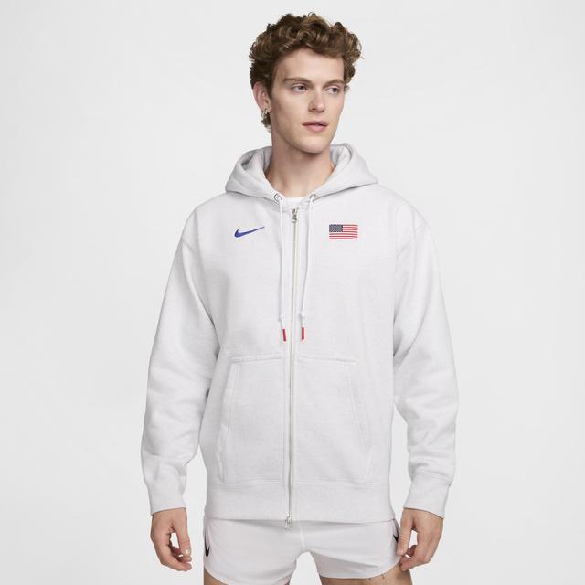 USA Solo Swoosh Nike Men's Full-Zip Hoodie Product Image