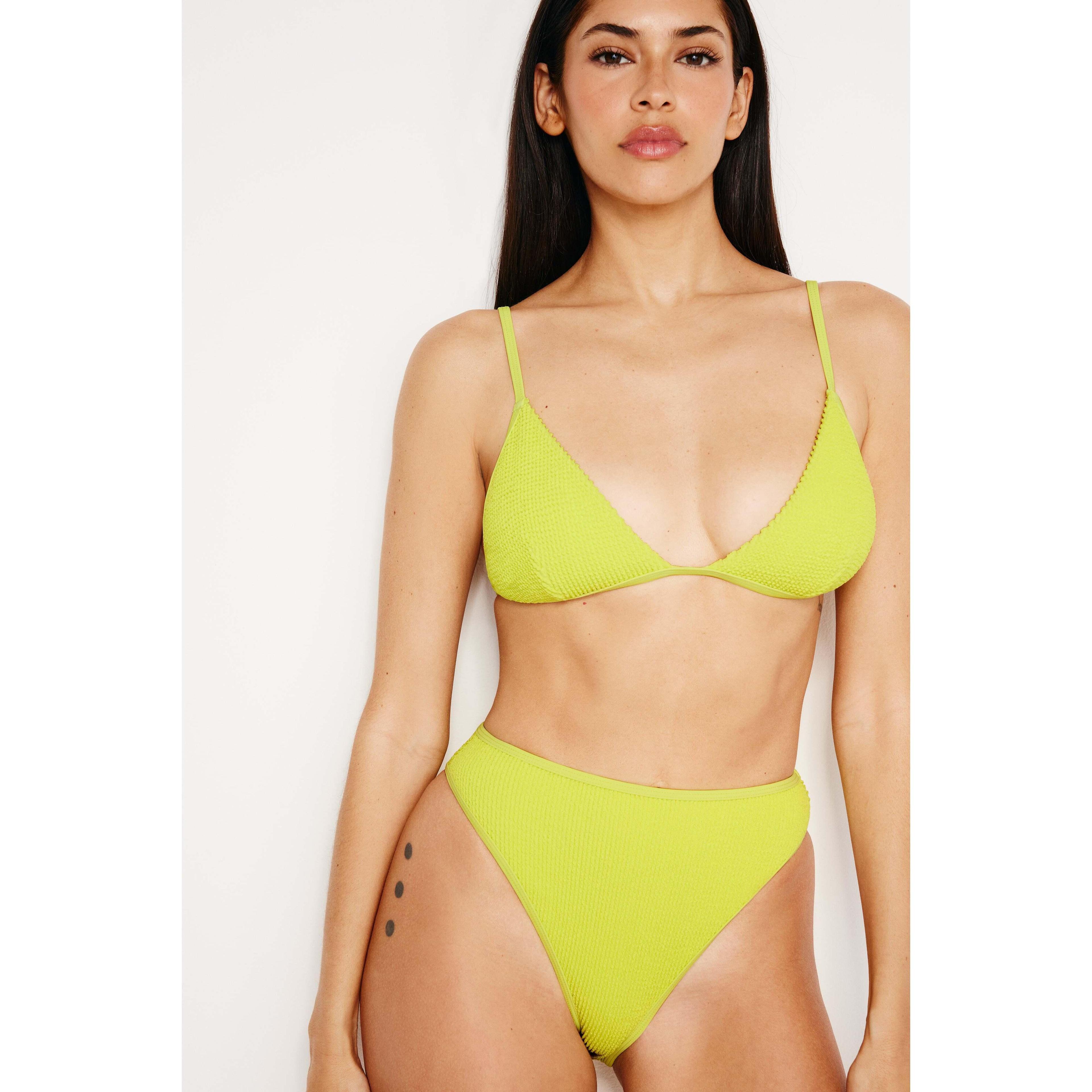 Womens Always Fits Perfect Fit Bikini Top | Palo Verde, Size Medium | Good American by Khlo Kardashian Product Image