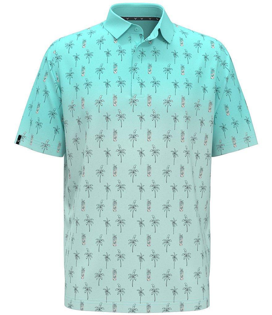 Callaway Ombre Printed Short Sleeve Golf Polo Shirt Product Image