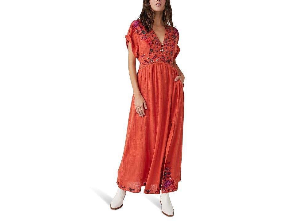 Free People Maisle Dress (Tiger Combo) Women's Clothing Product Image